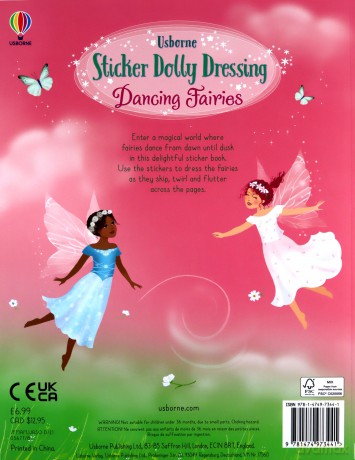 Sticker Dolly Dressing Dancing Fairies: 1 - Fiona Watt [KSIĄŻKA]