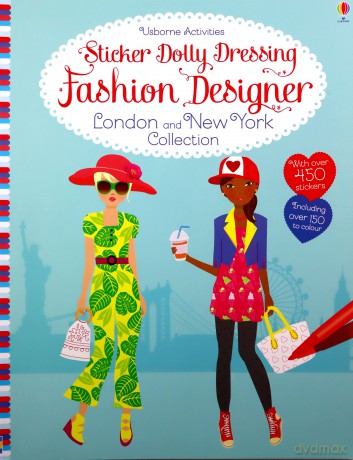 Sticker Dolly Dressing Fashion Designer London and New York Collection - Fiona Watt [KSIĄŻKA]