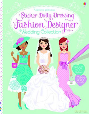 Sticker Dolly Dressing Fashion Designer Wedding Collection - Fiona Watt [KSIĄŻKA]