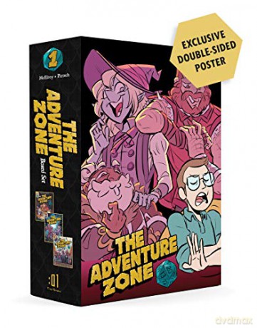 The Adventure Zone Boxed Set: Here There Be Gerblins, Murder on the Rockport Limited! and Petals to the Metal - Clint Mcelroy [KOMIKS]