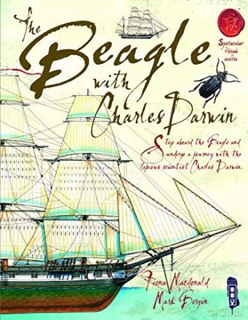 The Beagle with Charles Darwin Spectacular Visual Guides - Fiona MacDonald [KSIĄŻKA]