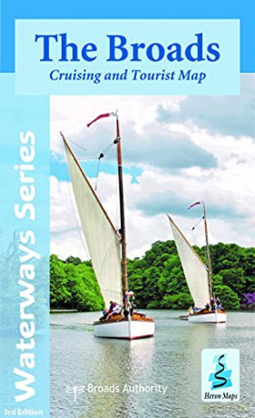 The Broads, Cruising and Touring Map - Heron Maps [KSIĄŻKA]