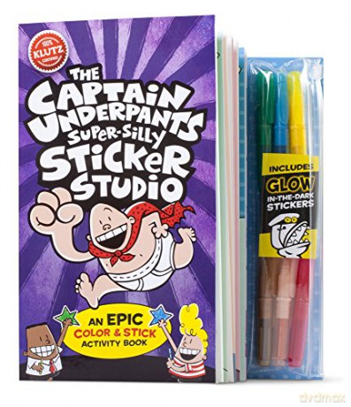 The Captain Underpants Super-Silly Sticker Studio Klutz - Dav Pilkey [KSIĄŻKA]