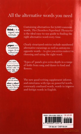 The Chambers Paperback Thesaurus - Chambers [KSIĄŻKA]