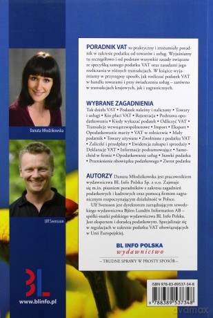 VAT Praktyczny Poradnik W Zakresie Podatku Do Towarów I Usług - Danuta Młodzikowska, Ulf Svensson [KSIĄŻKA]