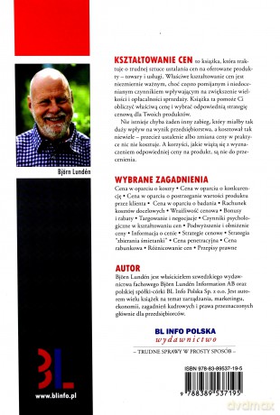 Kształtowanie Cen Praktyczny Poradnik - Björn Lundén [KSIĄŻKA]