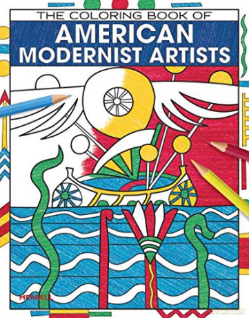 The Coloring Book of American Modernist Artists - Rick Kinsel [KSIĄŻKA]