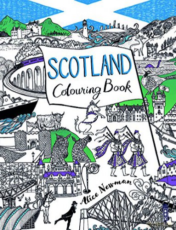 The Colouring Book of Scotland Colouring Books - Alice Newman [KSIĄŻKA]