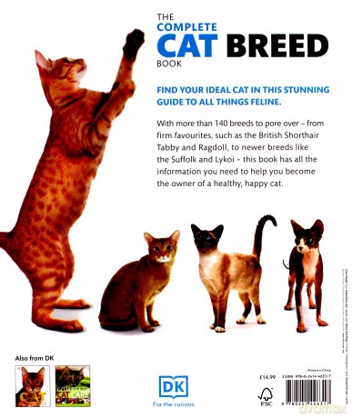 The Complete Cat Breed Book: Choose the Perfect Cat for You - Dk [KSIĄŻKA]