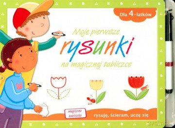 Moje Pierwsze Rysunki Na Magicznej Tabliczce (twarda) - Opracowaniie Zbiorowe [KSIĄŻKA]