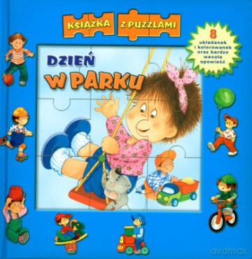 Dzień W Parku Książka Z Puzzlami (twarda) [KSIĄŻKA]