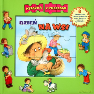 Na Wsi Książka Z Puzzlami (twarda) [KSIĄŻKA]