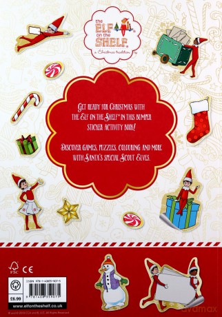 The Elf on the Shelf Bumper Activity Book: Games, Puzzles, Colouring and More with over 150 stickers - The Elf on the Shelf [KSIĄŻKA]