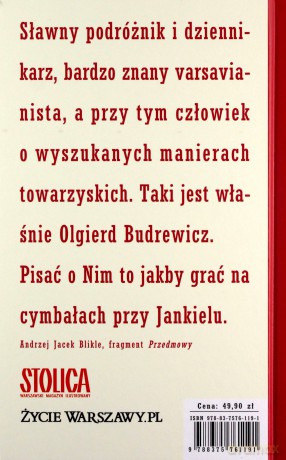Olgierda Budrewicza Słownik Warszawski (twarda) [KSIĄŻKA]