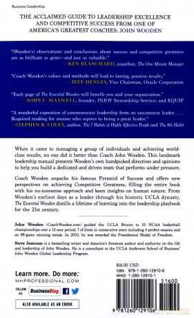 The Essential Wooden: A Lifetime of Lessons on Leaders and Leadership BUSINESS BOOKS - Steve Jamison [KSIĄŻKA]