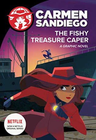 The Fishy Treasure Caper Carmen Sandiego Graphic Novels - Houghton Mifflin Harcourt Houghton Mifflin Harcourt [KSIĄŻKA]