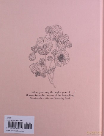 The Flower Year: A Colouring Book - Leila Duly [KSIĄŻKA]
