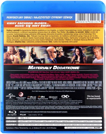 Szybcy i wściekli [Blu-Ray]