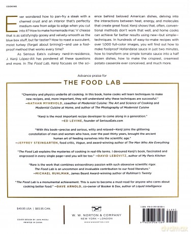 The Food Lab: Better Home Cooking Through Science - J. Kenji López-alt [KSIĄŻKA]