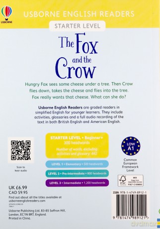 The Fox and the Crow English Readers Starter Level: 1 - Andy Prentice [KSIĄŻKA]