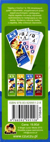 Zgaduj Z Czuczu Dla Dzieci 4-5 Lat Zabawy Edukacyjne [KSIĄŻKA]