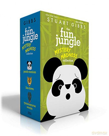 The Funjungle Mystery Madness Collection: Panda-Monium; Lion Down; Tyrannosaurus Wrecks - Stuart Gibbs [KSIĄŻKA]