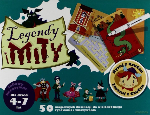 Legendy I Mity Dla Dzieci 4-7 Lat Rysuj Z Czuczu (twarda) [KSIĄŻKA]
