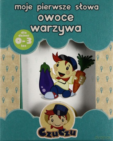 Czuczu Moje Pierwsze Słowa Owoce Warzywa (twarda) [KSIĄŻKA]