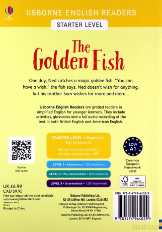 The Golden Fish English Readers Starter Level: 1 - Mairi Mackinnon [KSIĄŻKA]