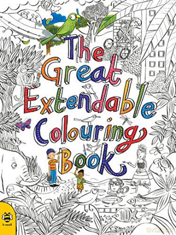 The Great Extendable Colouring Book Extendable Colouring Books: 1 - Sam Hutchinson [KSIĄŻKA]