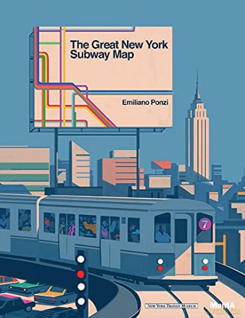 The Great New York Subway Map - Emiliano Ponzi [KSIĄŻKA]