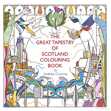 The Great Tapestry of Scotland Colouring Book - Andrew Crummy [KSIĄŻKA]