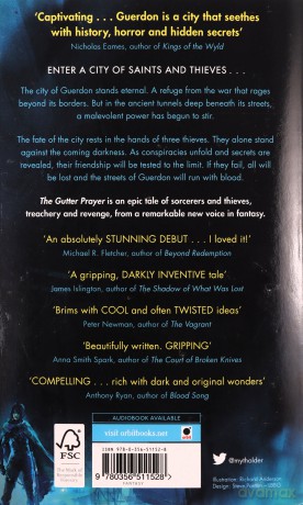 The Gutter Prayer: Book One of the Black Iron Legacy - Gareth Hanrahan [KSIĄŻKA]