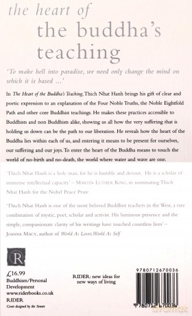 The Heart Of Buddha's Teaching - Thich Nhat Hanh [KSIĄŻKA]