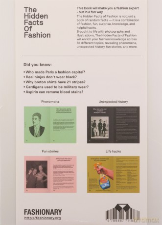 The Hidden Facts of Fashion: Fun Facts about Fashionary - Fashionary [KSIĄŻKA]