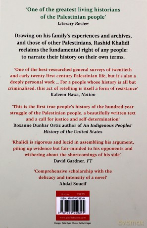 The Hundred Years' War on Palestine: A History of Settler Colonial Conquest and Resistance - Rashid I. Khalidi [KSIĄŻKA]