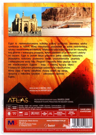 Discovery Atlas: Odkryte tajemnice Egiptu [DVD]