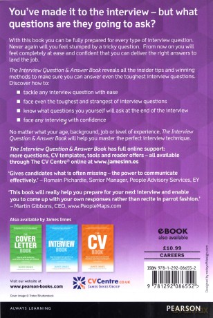 The Interview Question and Answer Book: How to be Ready to Answer the 155 Toughest Interview Questions: How to be ready to answer the 155 toughest interview questions - James Innes [KSIĄŻKA]