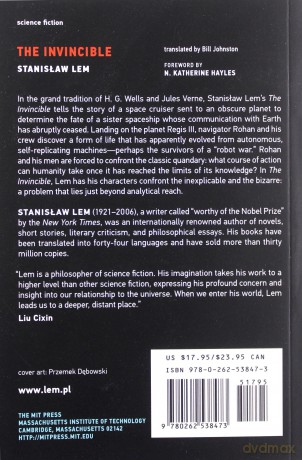 The Invincible The MIT Press - Stanislaw Lem [KSIĄŻKA]