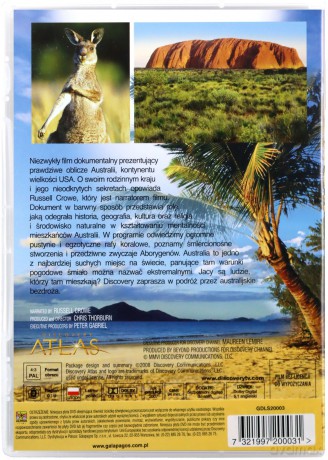 Discovery Atlas: Odkryte tajemnice Australii [DVD]