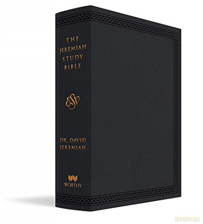 The Jeremiah Study Bible, ESV, Black LeatherLuxe Indexed: What It Says. What It Means. What It Means for You. - Dr. David Jeremiah [KSIĄŻKA]
