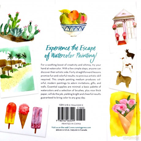 The Joy of Watercolor: 40 Happy Lessons for Painting the World Around You - Emma Block [KSIĄŻKA]