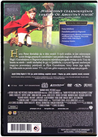 Harry Potter i Kamień Filozoficzny - rok pierwszy [2DVD]