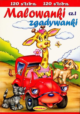 Malowanki Cz.I Zgadywanki [KSIĄŻKA]