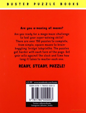 The Kids' Book of Mazes 1 Buster Puzzle Books, 5 - Gareth Moore [KSIĄŻKA]