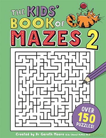 The Kids' Book of Mazes 2 Buster Puzzle Books, 8 - Gareth Moore [KSIĄŻKA]