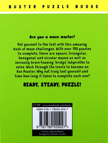 The Kids' Book of Mazes 2 Buster Puzzle Books, 8 - Gareth Moore [KSIĄŻKA]