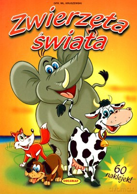 Zwierzęta Świata + Naklejki [KSIĄŻKA]