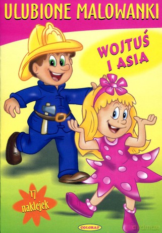 Wojtuś i Asia Ulubione Malowanki [KSIĄŻKA]