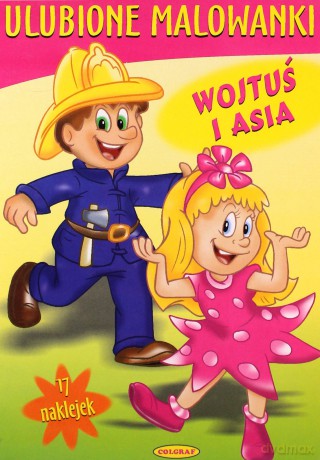 Wojtuś i Asia Ulubione Malowanki [KSIĄŻKA]